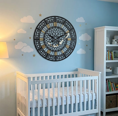 Peter Pan Wooden Clock