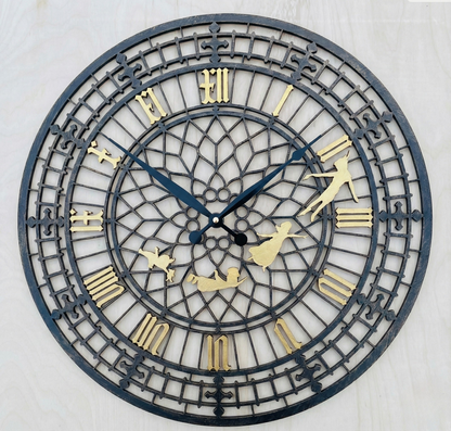 Peter Pan Wooden Clock