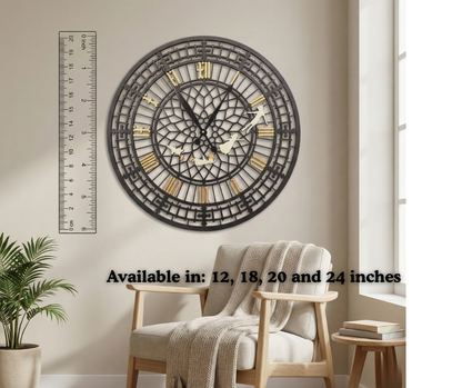 Peter Pan Wooden Clock