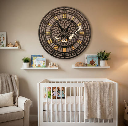 Peter Pan Wooden Clock